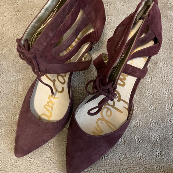 Sam Edelman suede heels 9.5 - Picture 2 of 5